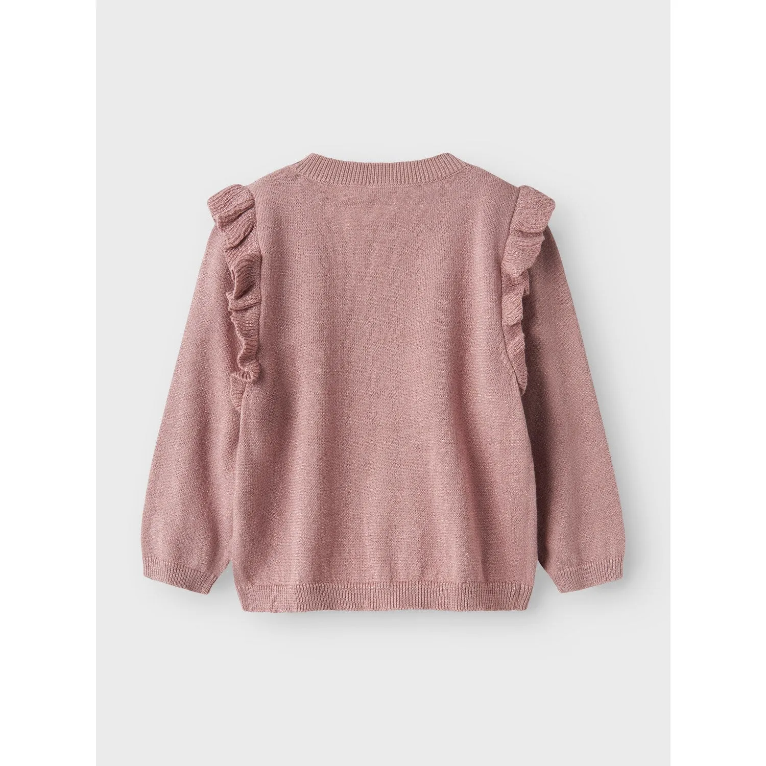 Name It Deauville Mauve Tone In Tone Lurex Abinne Knit Cardigan Noos