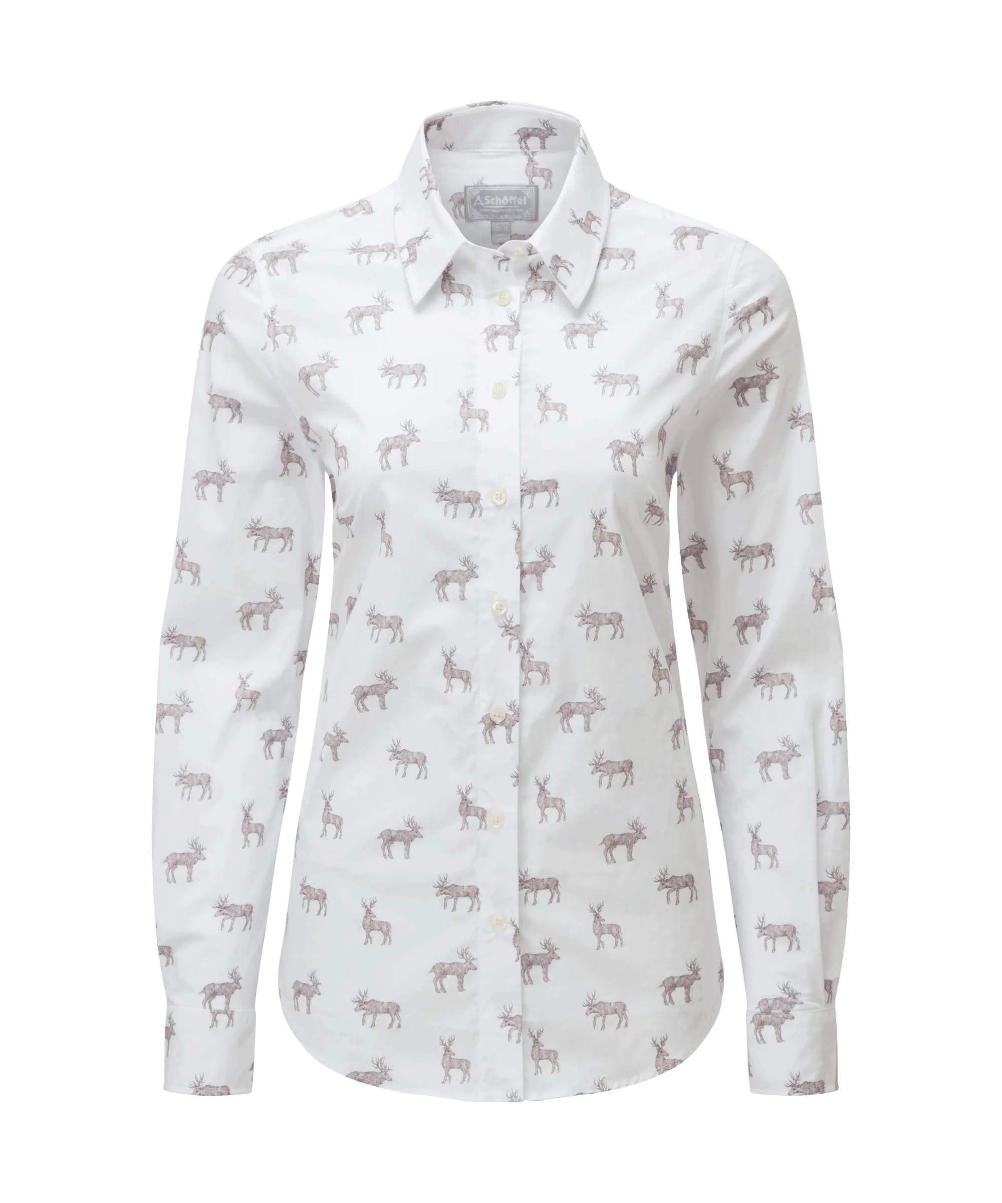 Norfolk Shirt - Reindeer Print