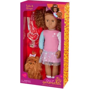 Our Generation 18 Inch Doll With Pet Safie & Ginger