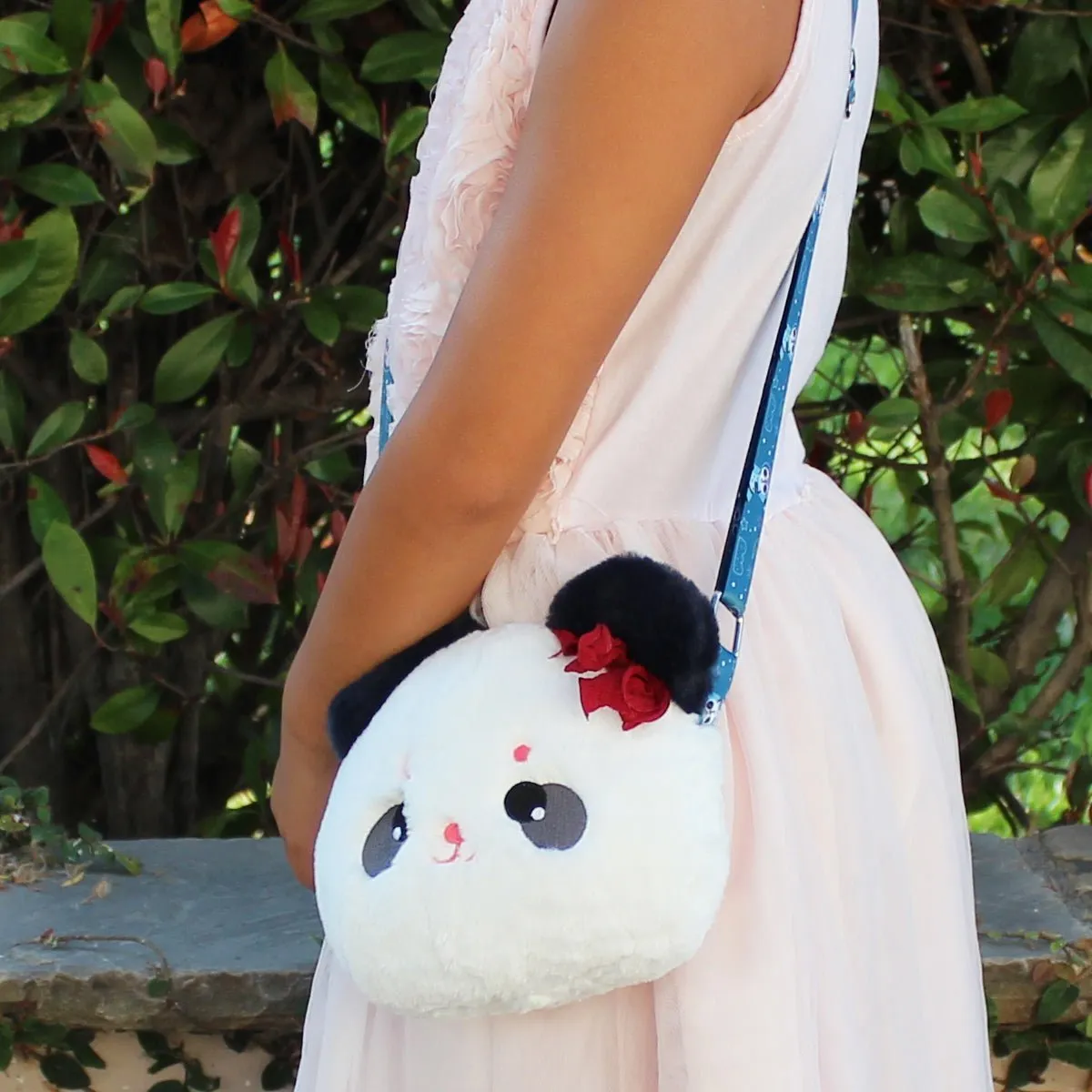 Panda Crossbody Plush Bag Purse Kawaii Cartoon Purse for Girls