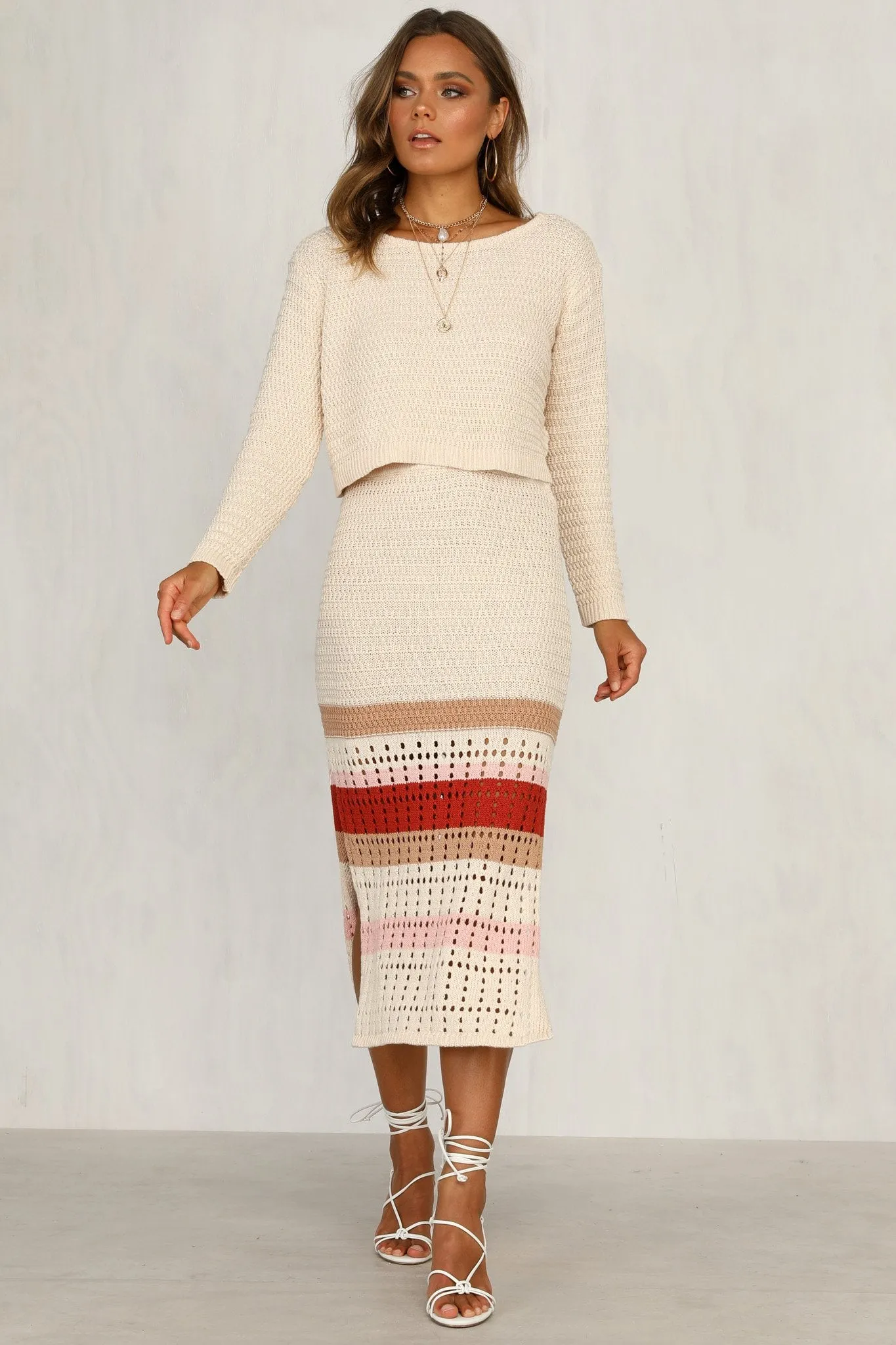 Panorama Knit Skirt