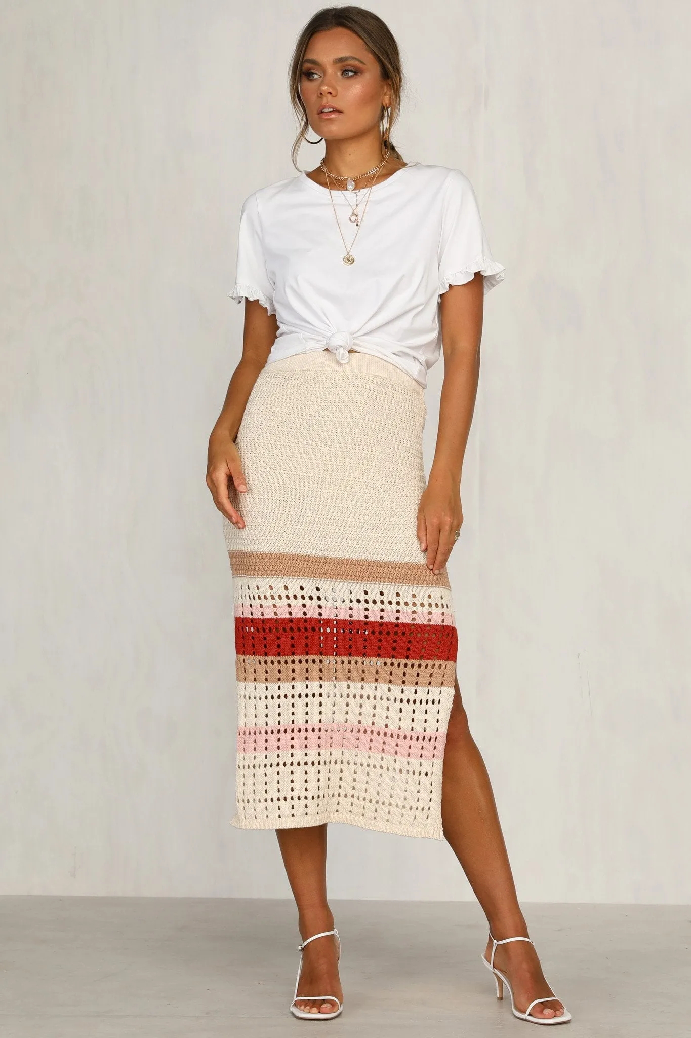 Panorama Knit Skirt