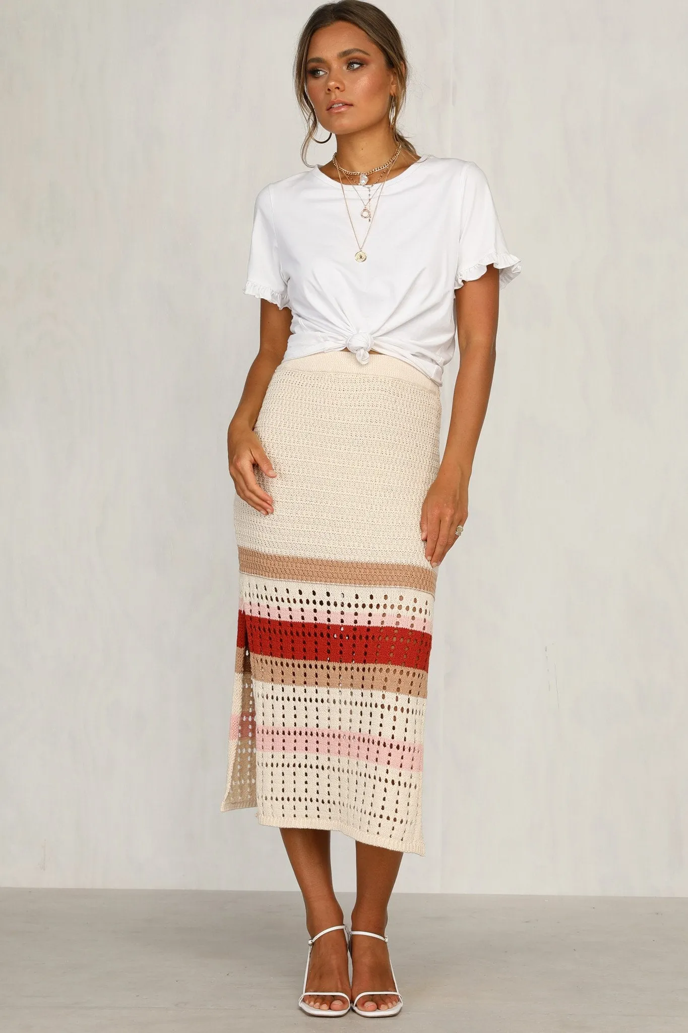 Panorama Knit Skirt