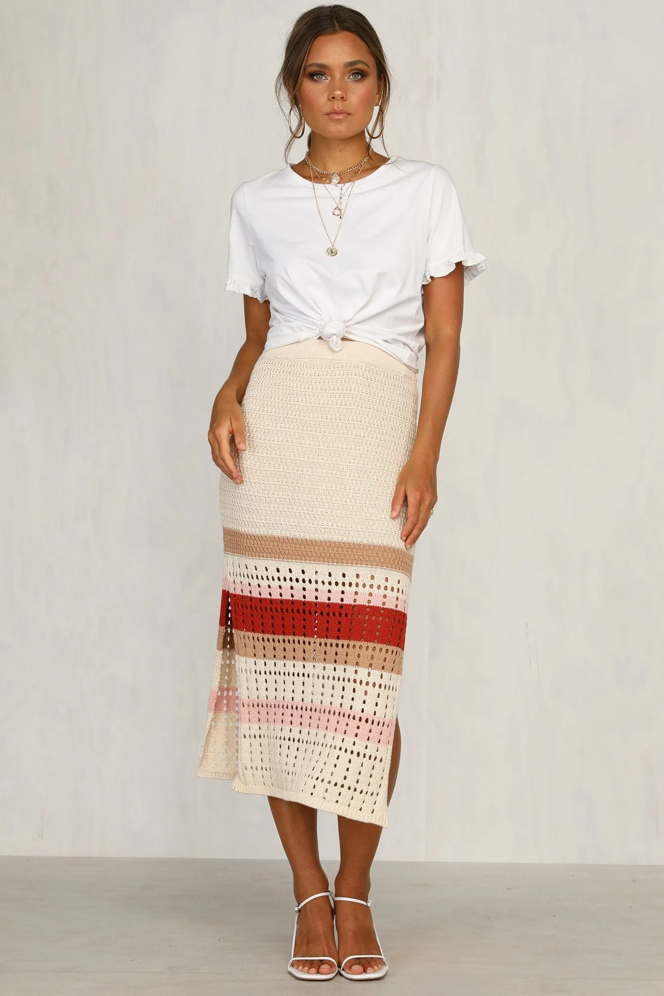 Panorama Knit Skirt