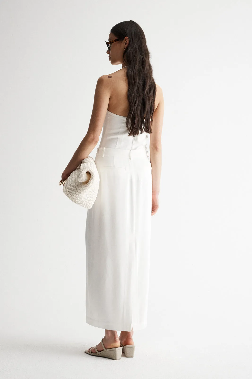 Petunia Skirt White