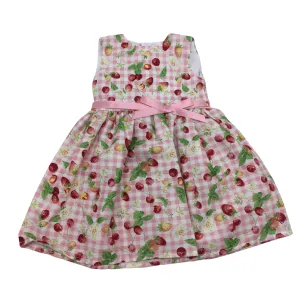 Pink Floral Dress for 18" Dolls