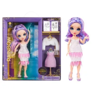 Rainbow High Fantastic Fashion Violet Willow 11" Fashion Doll w/ Playset