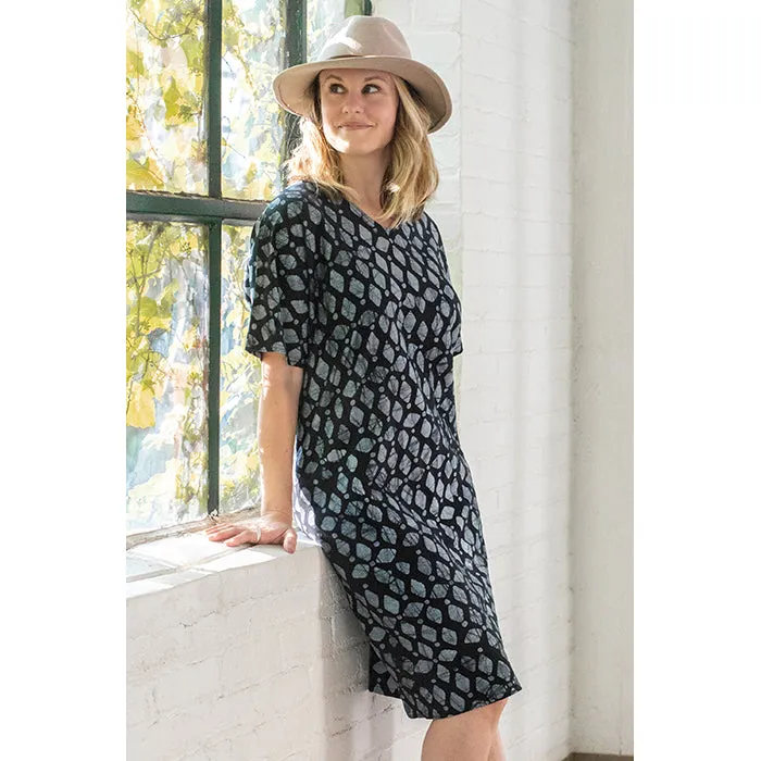 Relaxed Knit Dress in Black Keepsake