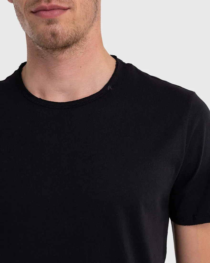 REPLAY R0982660M3590 BLACK CREW TEE