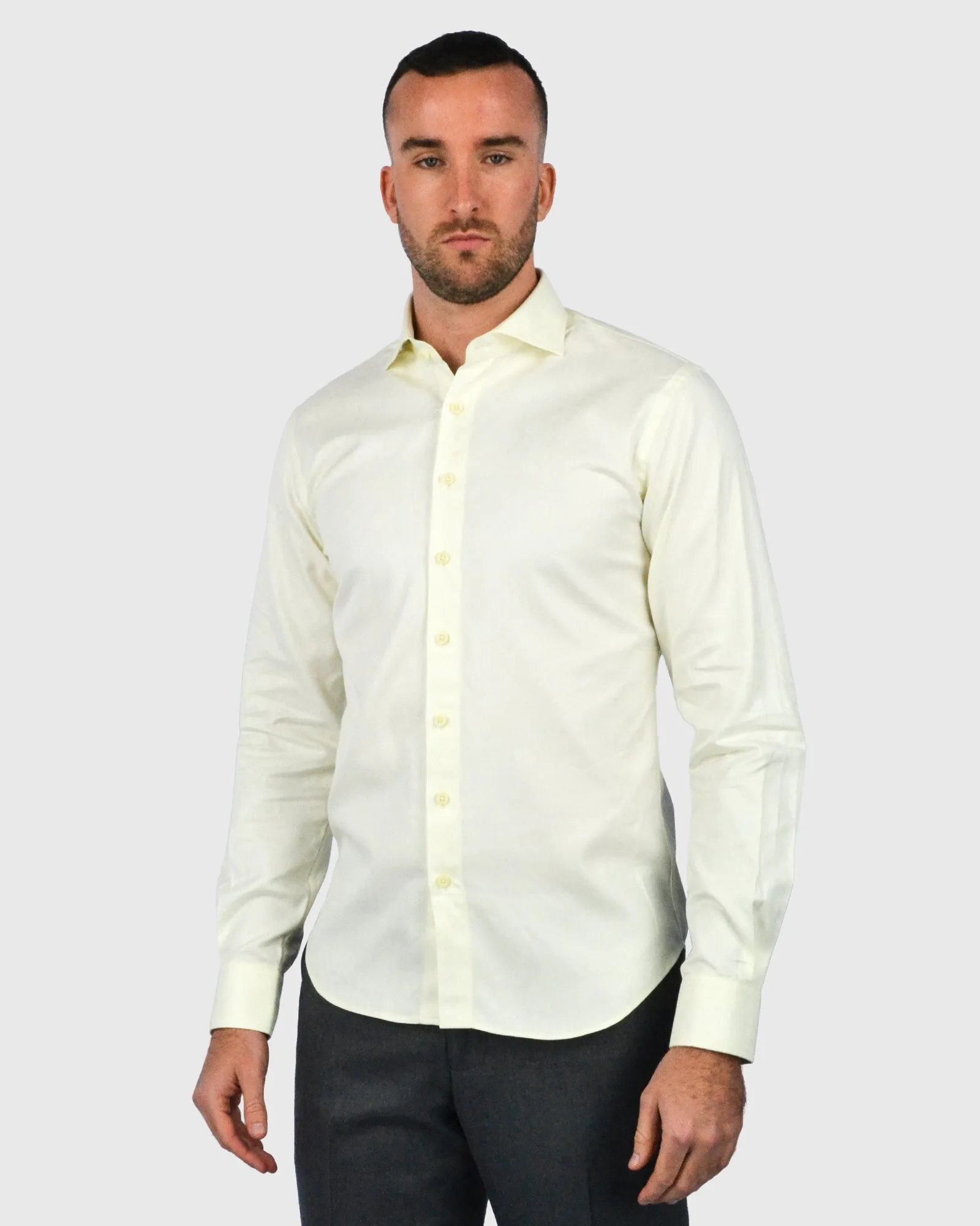 ROUGE S18783399HB BEIGE SLIM SC SHIRT