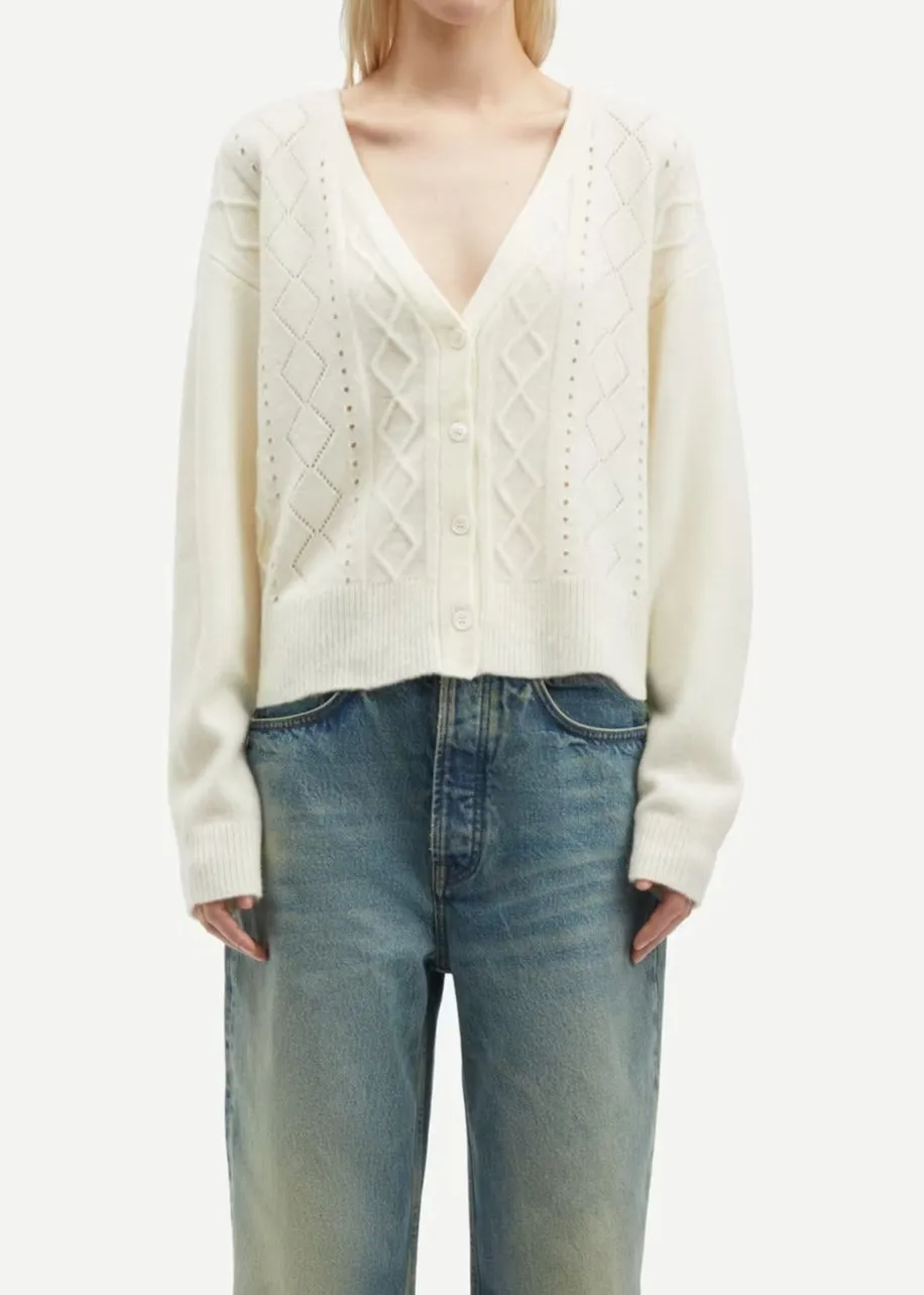 SALEE CARDIGAN | CLEAR CREAM