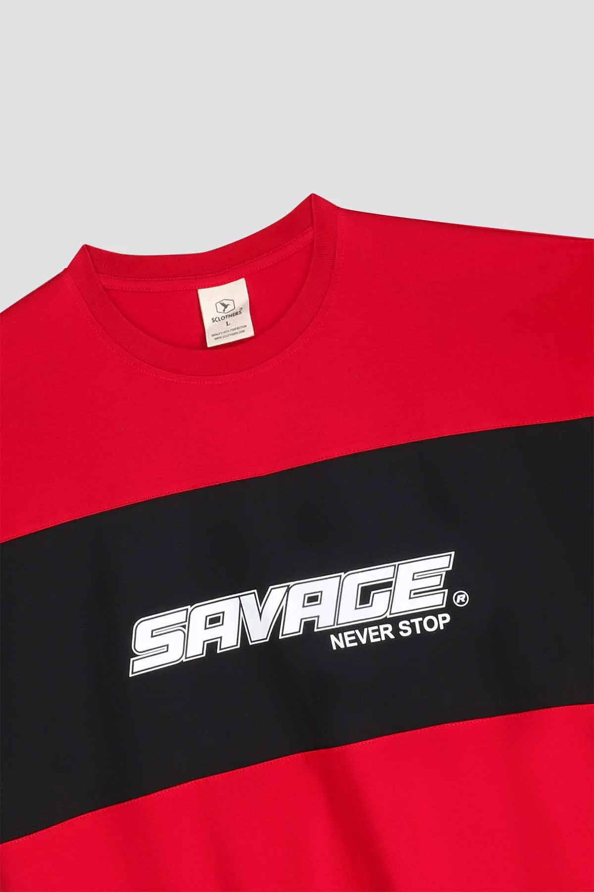 Savage Graphic Loose Fit T-Shirt - A24 - MT0338R