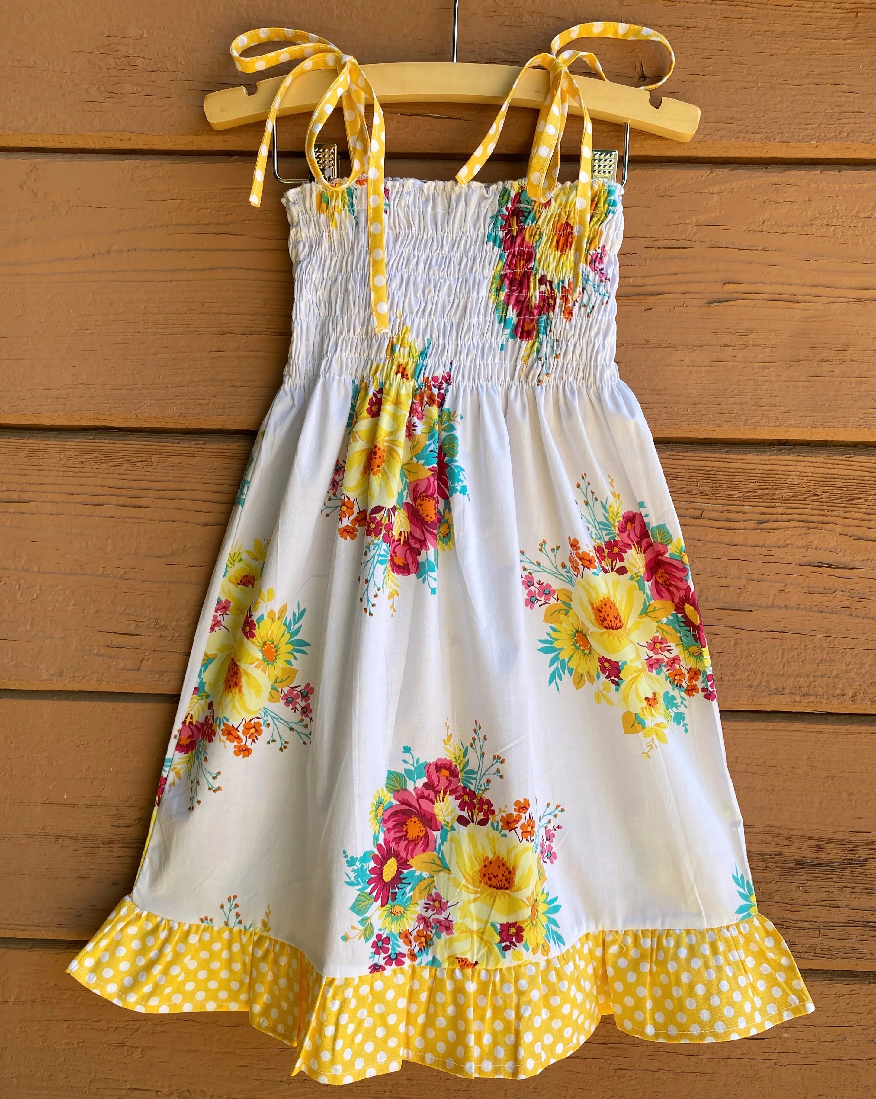 Smocked Flower Dress