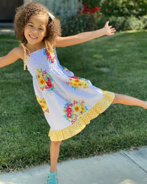 Smocked Flower Dress