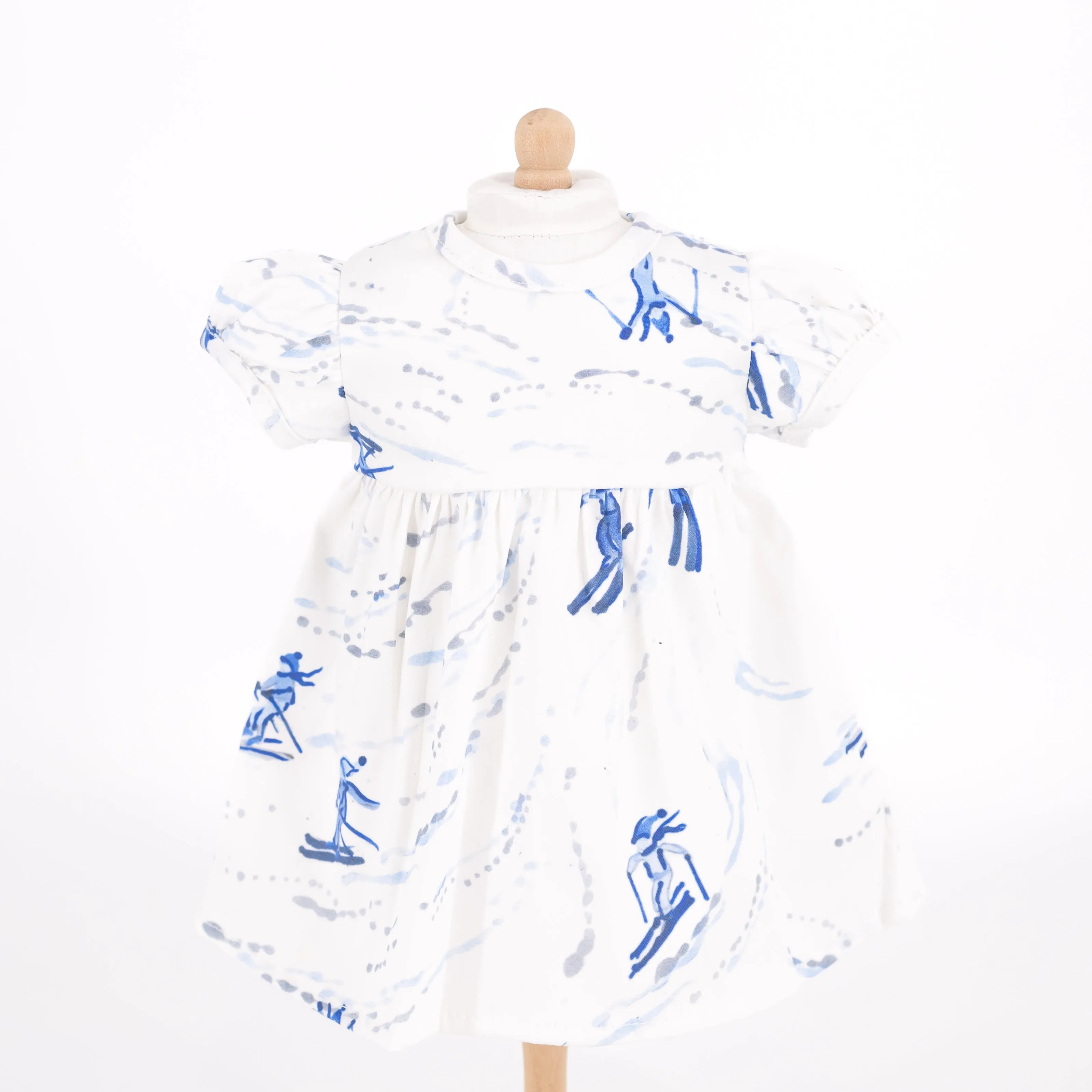 Snowy Slopes Doll Dress