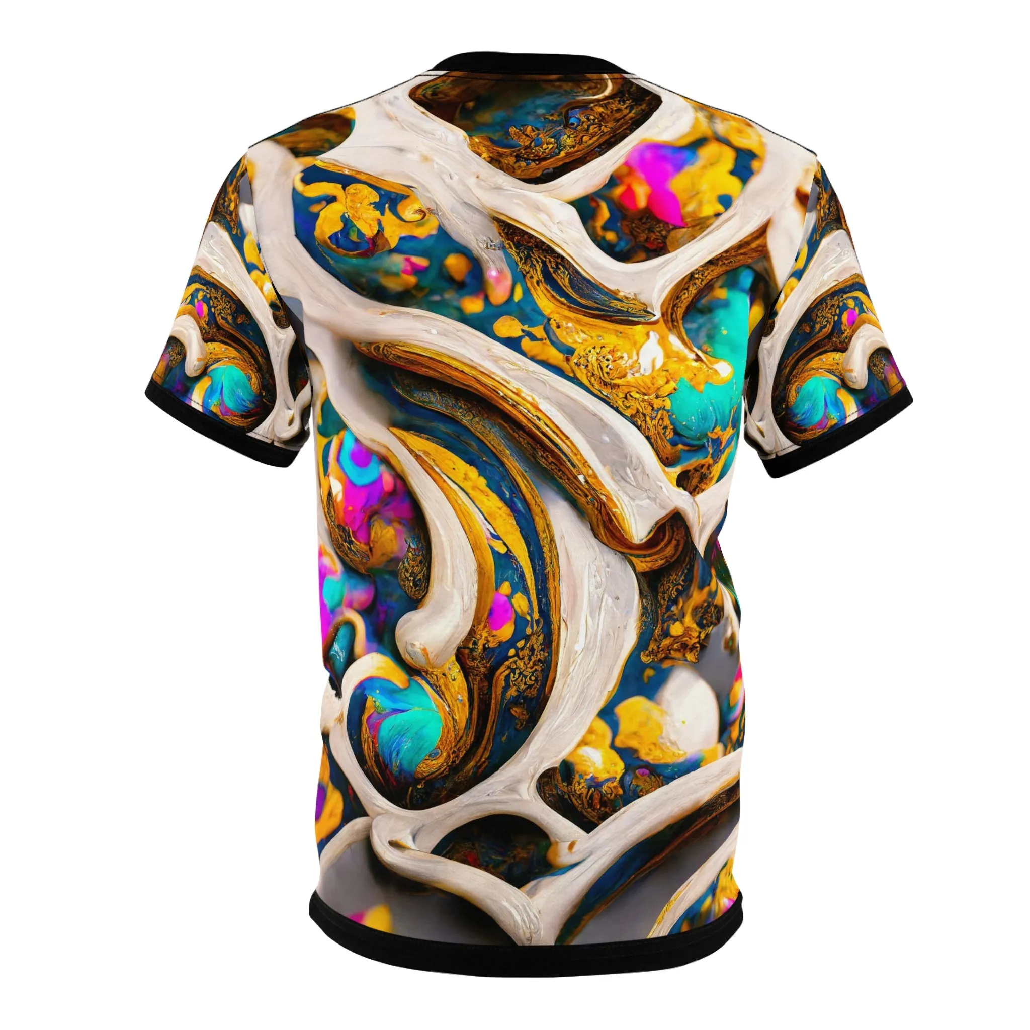 Spectrum Serenity T-Shirt Unisex Tee All over Print T-Shirt Abstract Art Tee Unisex Colorful T-Shirt | D20195