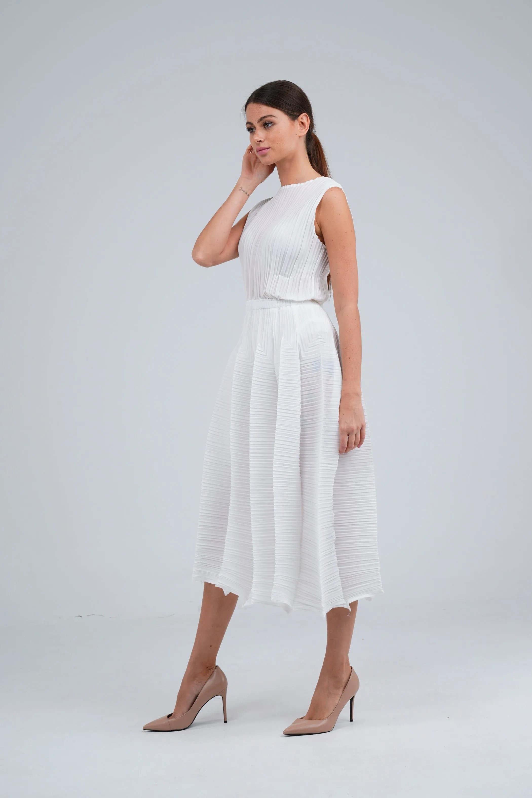 Symphony A-line Pleated Skirt