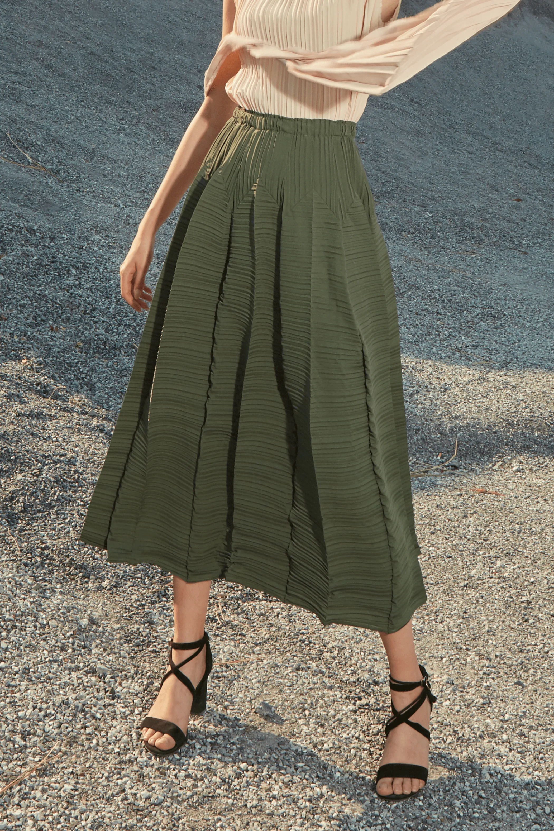 Symphony A-line Pleated Skirt