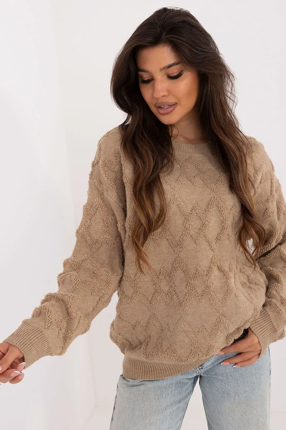 TEEK - Raised Diamond Touch Sweater