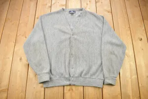 Vintage 1980s Steeple Chase 100% Dupont Orlon Knitted Cardigan Sweater