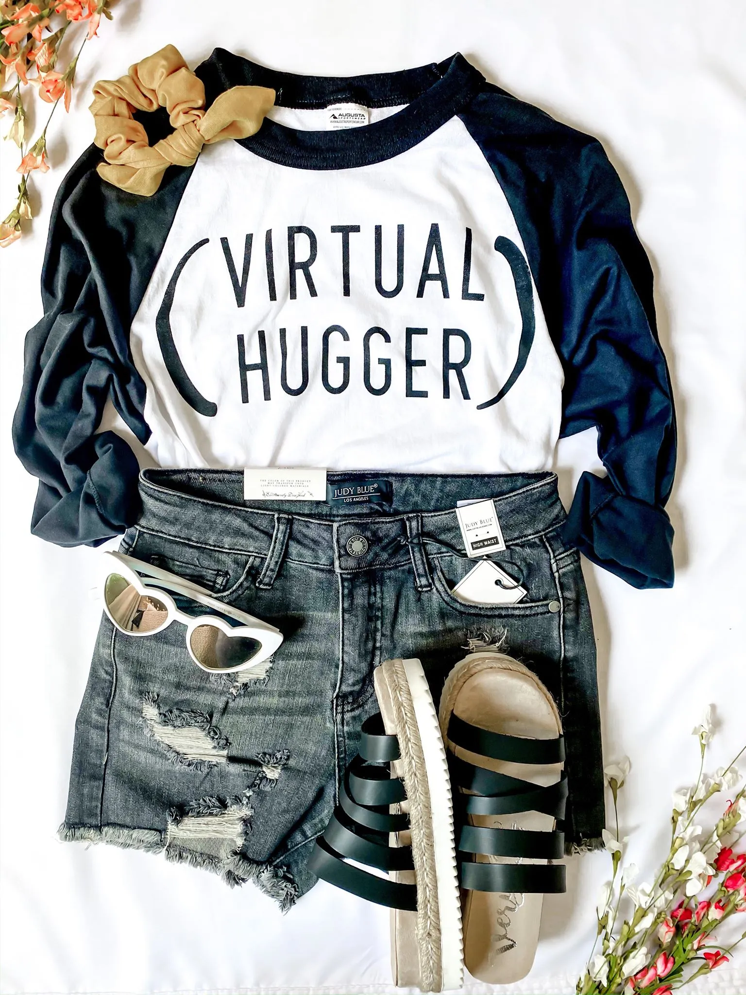 (Virtual Hugger) Baseball Tee CLOSEOUT**